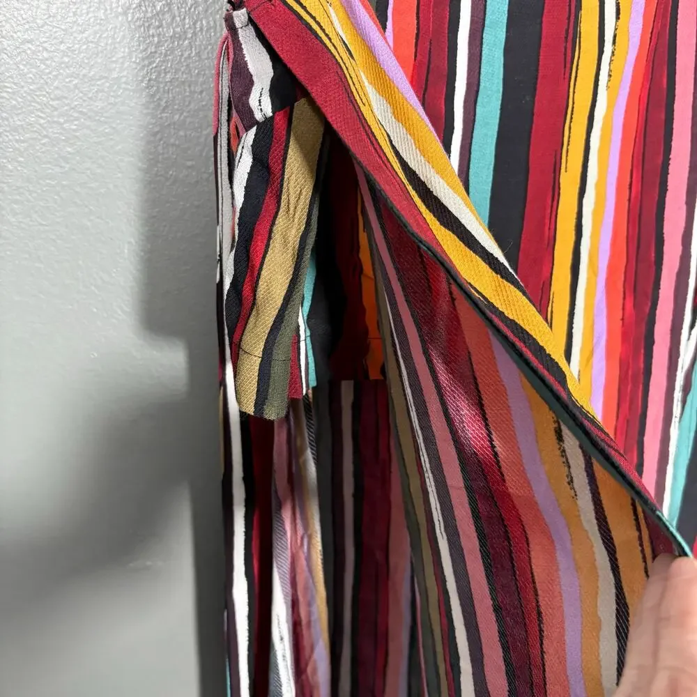 Free People Women's Ruby Colorful Striped Tunic Top - Size Small - Boho Festival